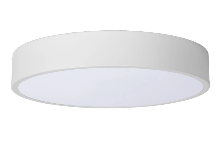 Lucide UNAR - Flush ceiling light - Ø 30 cm - LED Dim. - 1x18W 2700K - 3 StepDim - White - off